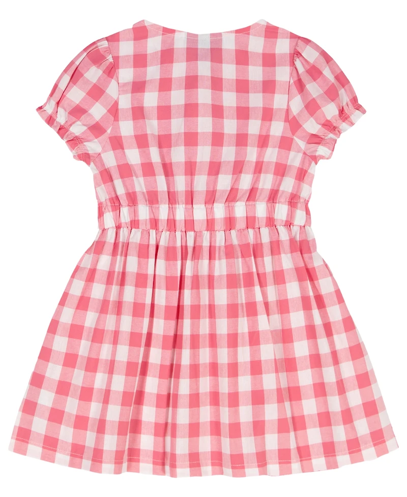 Tommy Hilfiger Girls' 2T-6X Gingham Tie-Front Dress