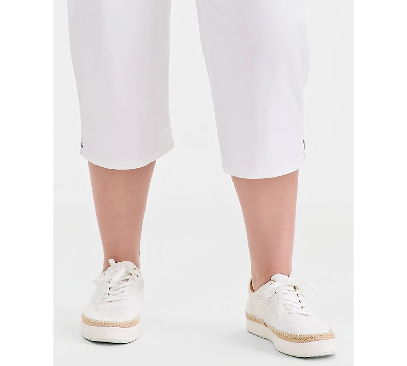 Style & Co Plus High-Rise Shaping Capri Jeans, Macy's Exclusive
