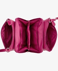 Giani Bernini Triple-Zip Pebble Leather Dasher Crossbody, Exclusively at Macy's