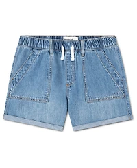abercrombie kids Girls' High-Rise Denim Shorts