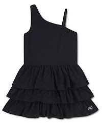 abercrombie kids Girls' Eyelet One-Shoulder Mini Dress