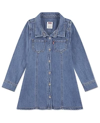 Levi's Toddler Girls' 2T-5T Western Denim Shirt Dress