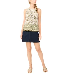 Vince Camuto Women's Printed Sleeveless Tank Top