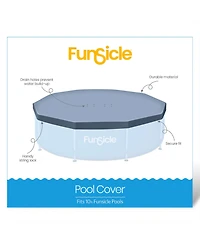 Funsicle 10ft Round Above Ground Frame Pool Debris Cover, Accessory Only