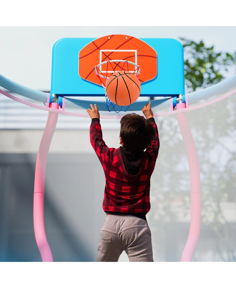 Slickblue Kids Pumpkin Trampoline for Indoor and Outdoor Play