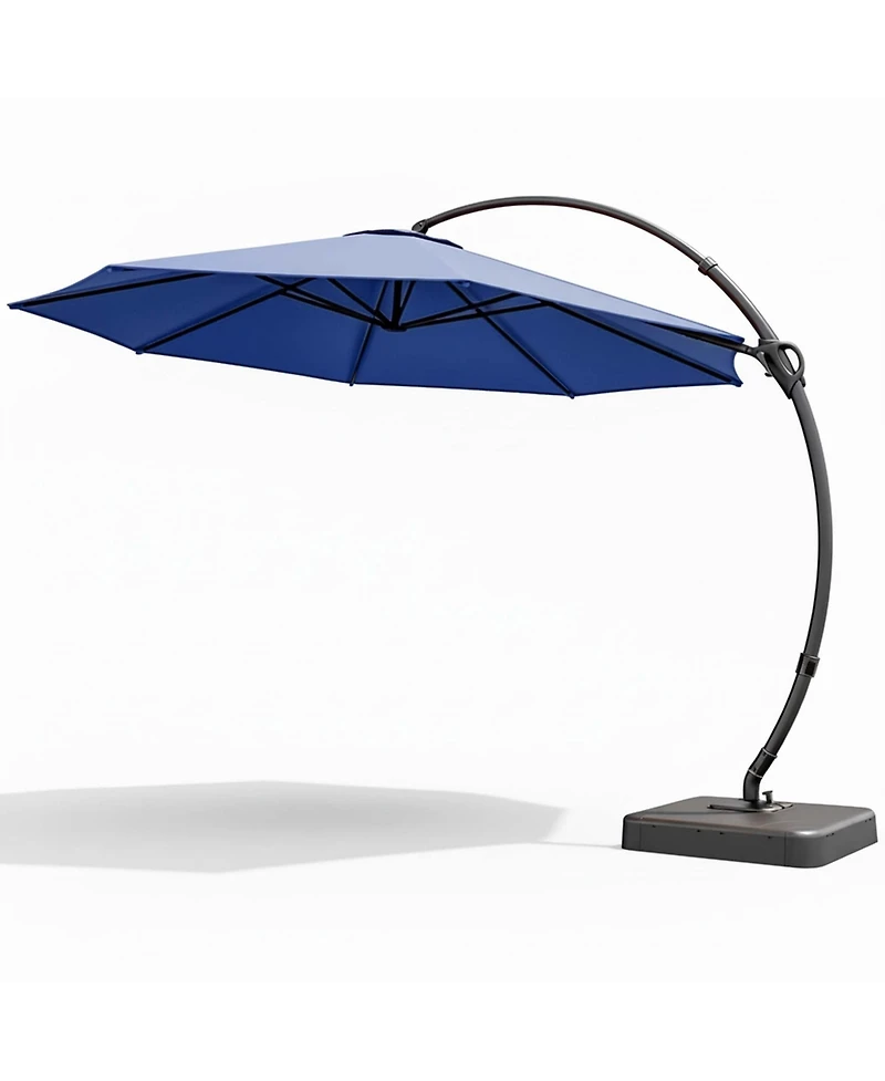 Boyel Living 11ft Luxury Cantilever Patio Umbrella with Weighted Base