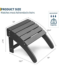 gaomon Hdpe Adirondack Ottoman Foot Rest