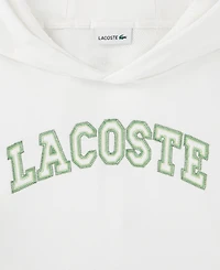 Lacoste Boys' 10-16 Chain Stitch Pull-On Hoodie