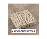Ornavo Home 6 Pack Paper Wicker Storage Cube Bin Shelf Basket