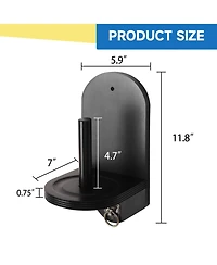 Gse Games & Sports Expert Wall Mounted Wood Cone Chalk Holder, Pool Table Billiard Accessories