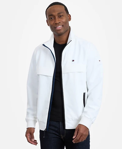 Tommy Hilfiger Men's Water Resistant Boating Regular Fit Jacket