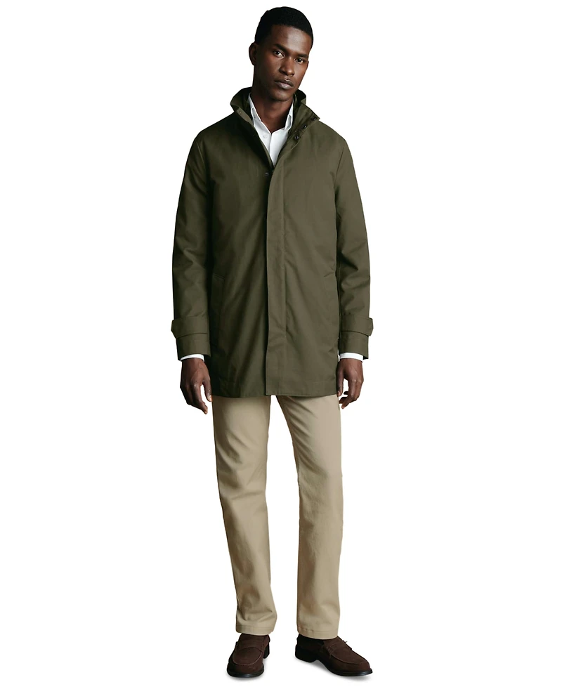 Charles Tyrwhitt Men's 3 in 1 Rain Mac With Detachable Gilet Coat