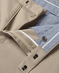 Charles Tyrwhitt Men's Slim-Fit Smart Texture Trousers Pants