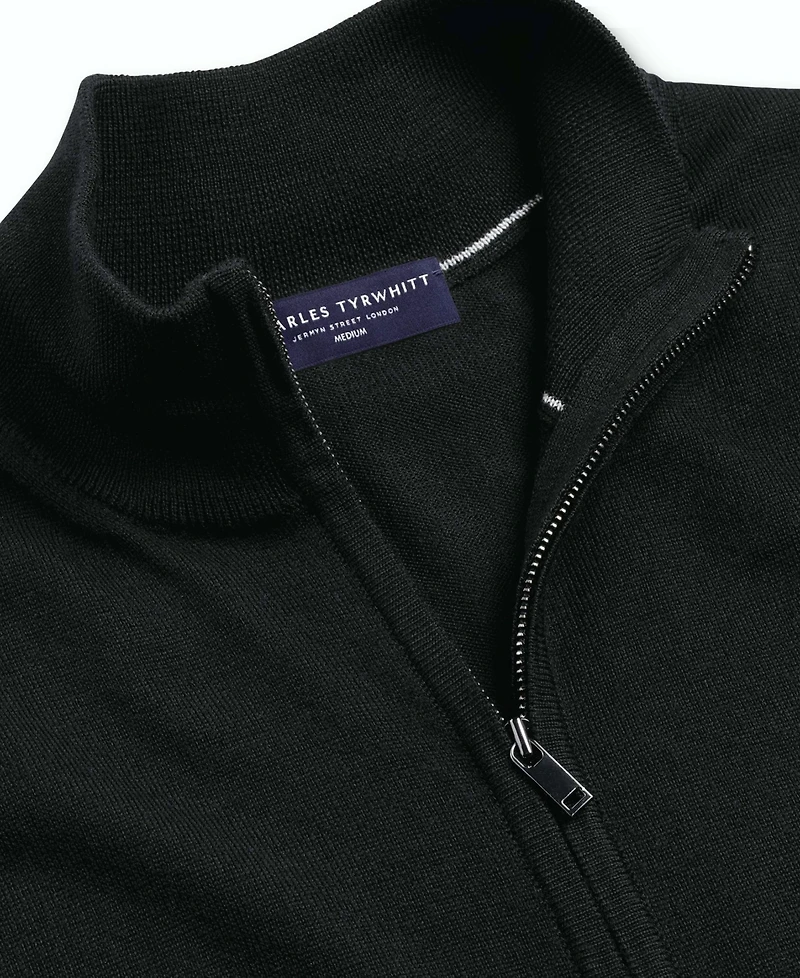 Charles Tyrwhitt Men's Regular-Fit Gilet Sweater