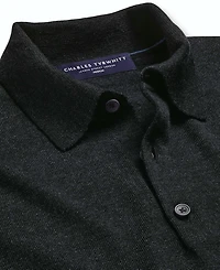 Charles Tyrwhitt Men's Merino Wool Polo Sweater