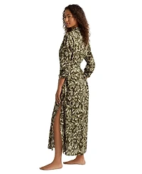 Lauren Ralph Women's Midi Shirt Dress Cover-Up