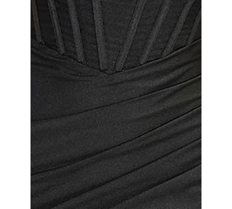 Emerald Sundae Women's Off Shoulder Corset Gown