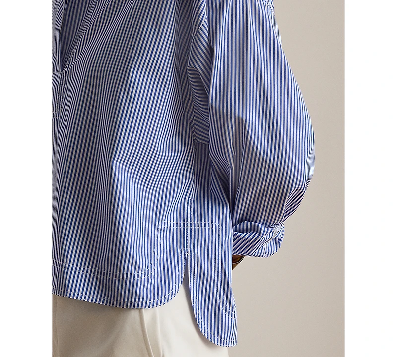 Lauren Ralph Petite Long-Sleeve Collared Shirt