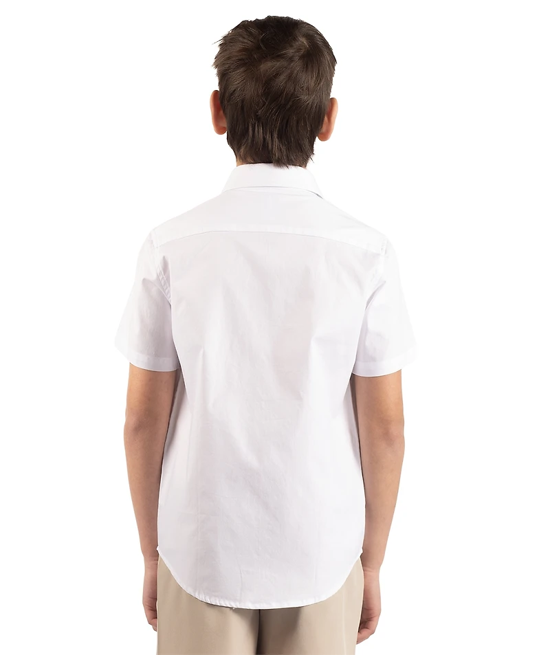 TailorByrd Big Boys Signature Oxford Short Sleeve Shirt