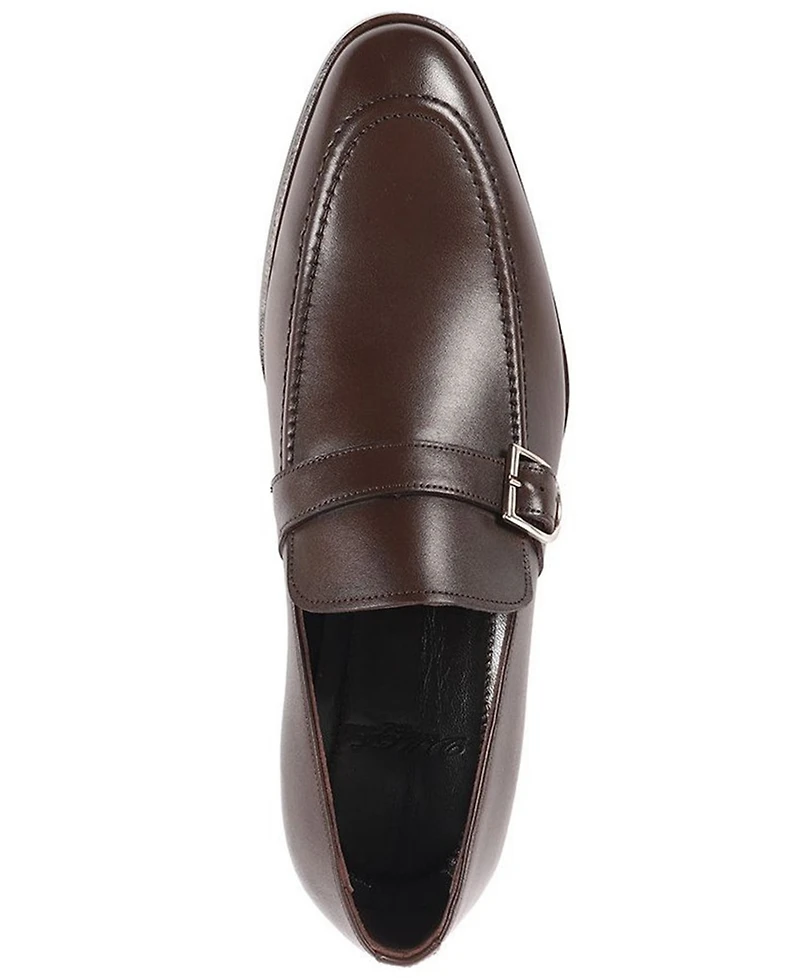 Vellapais Men's Classic Monk Strap Loafers