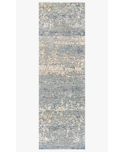 Loloi Pandora Pan-05 Blue/Gold 2'6" x 10' Runner Area Rug