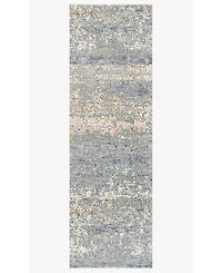 Loloi Pandora Pan-05 Blue/Gold 2'6" x 10' Runner Area Rug