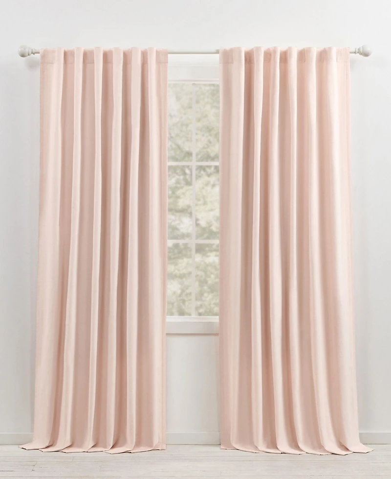 Lauren Ralph Lauren Velvety Room Darkening Back Tab Rod Pocket Curtain Panel
