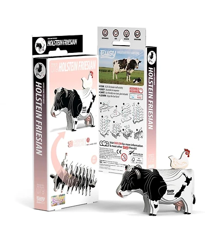 Eugy Holstein Cow 3D Puzzle