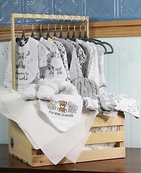 3 Stories Trading Baby Boys' 1st Year Baby Shower Gift Crate, 33-Piece Set
