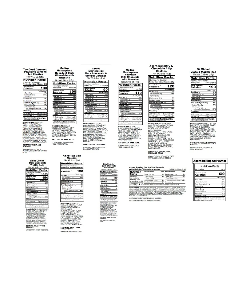 Wine Country Gift Baskets Cookies and Chocolate Tower, 11-Pc.