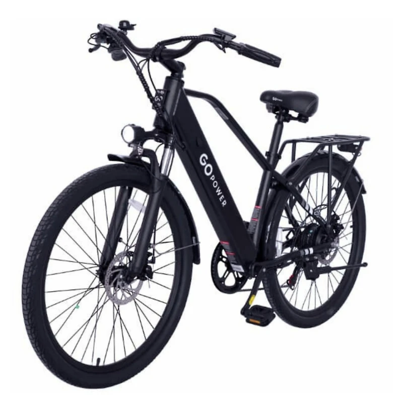 GoPowerBike GoScout Folding Electric Bike 20mph Max Speed & 500W Motor | Gray