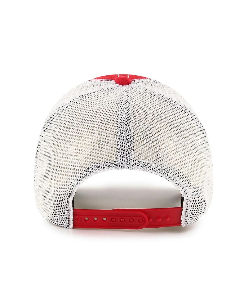 '47 Brand Men's Red Wisconsin Badgers Clean Up Adjustable Hat