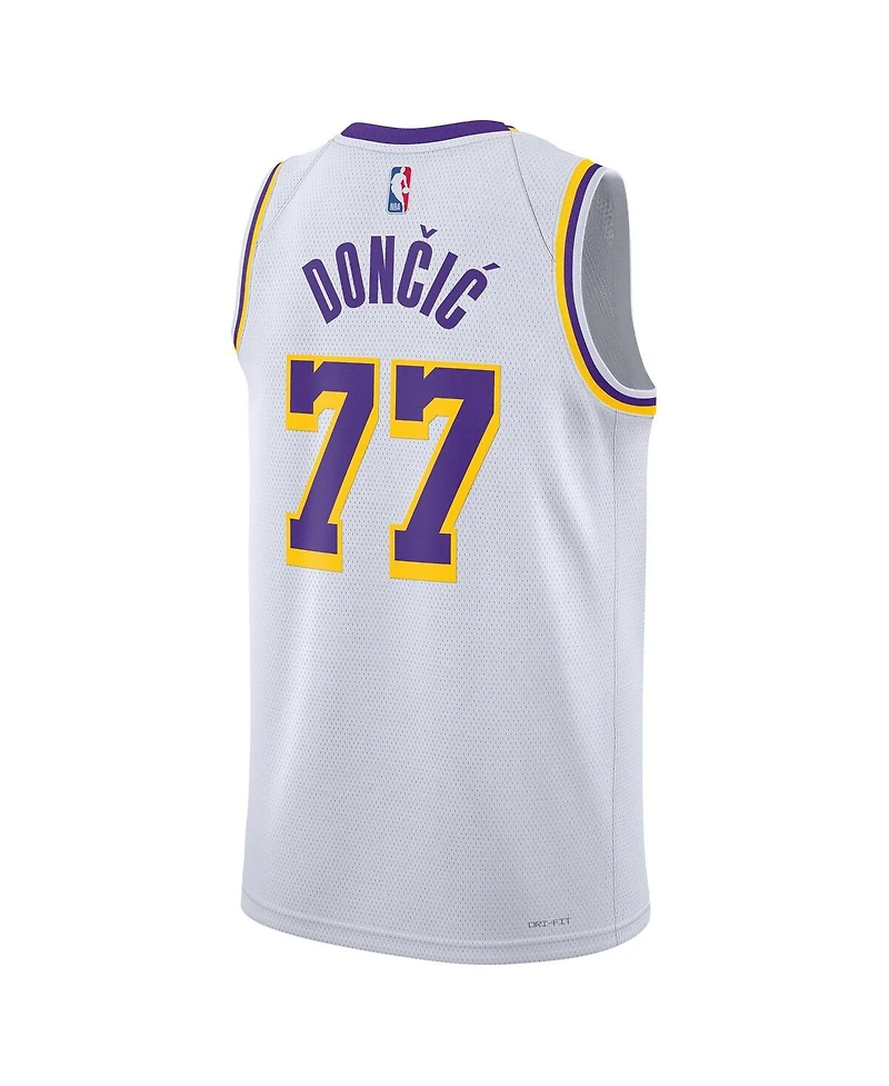 Nike Men's Women's Luka Doncic White Los Angeles Lakers Swingman Jersey