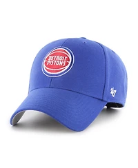 '47 Brand Men's Blue Detroit Pistons Mvp Clean Up Adjustable Hat