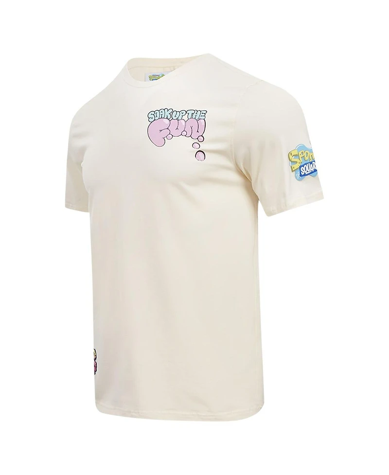 Freeze Max Men's Natural SpongeBob SquarePants Soak Up The Fun T-Shirt