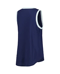 G-iii 4Her by Carl Banks Women's Deep Sea Blue Seattle Kraken Strategy Tank Top