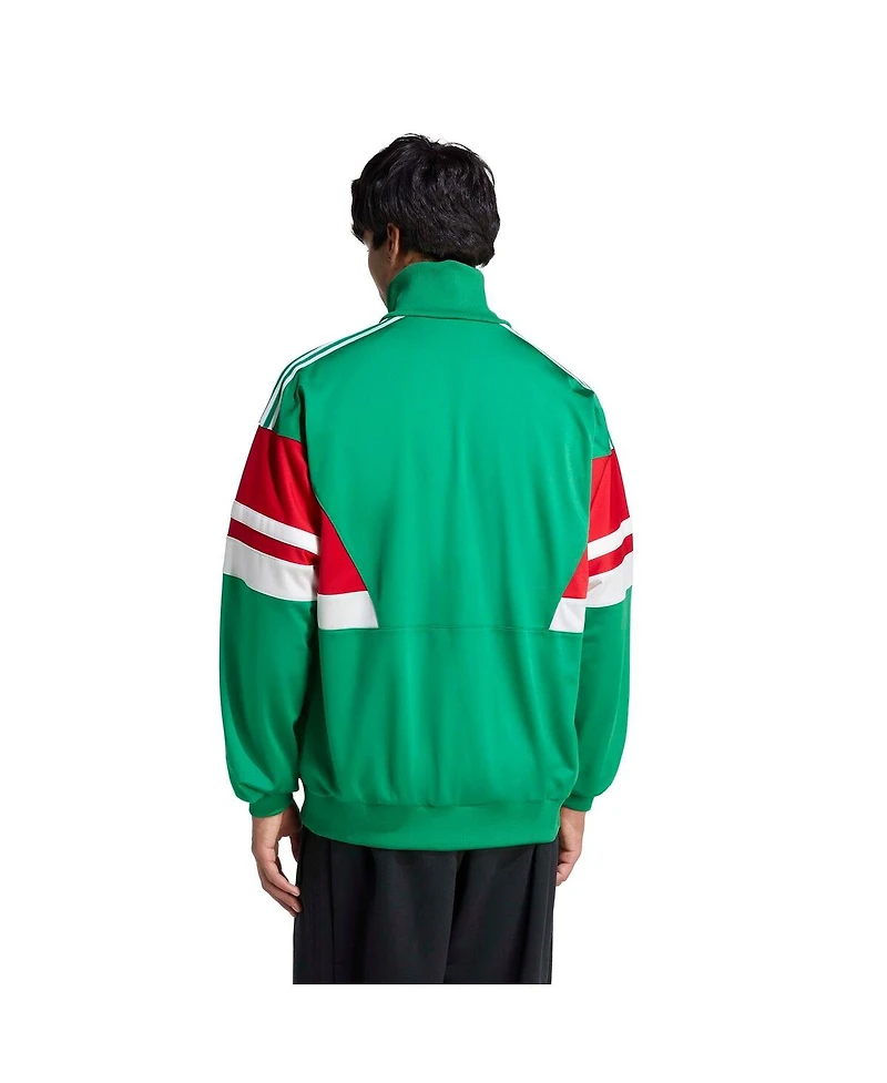 Adidas Men's Green Mexico National Team 1986 Bringback Full-Zip Track Jacket
