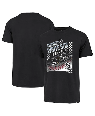 '47 Brand Men's Black Nascar x Chicago White Sox Franklin T-Shirt