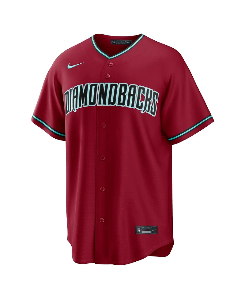 Nike Men's Corbin Carroll Crimson Arizona Diamondbacks Alternate 2 Replica Jersey