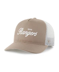 '47 Brand Men's Brown Texas Rangers Foundational Mesh Hitch Adjustable Hat