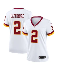 Nike Women's Marshon Lattimore White Washington Commanders Game Super Bowl Era Jersey