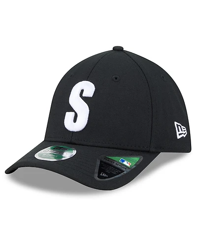 New Era Men's Black Seattle Mariners Authentic Collection Player Replica 39THIRTY M-Crown Flex Hat