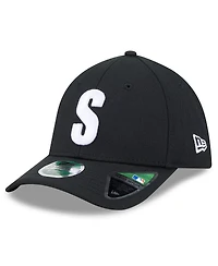 New Era Men's Black Seattle Mariners Authentic Collection Player Replica 39THIRTY M-Crown Flex Hat