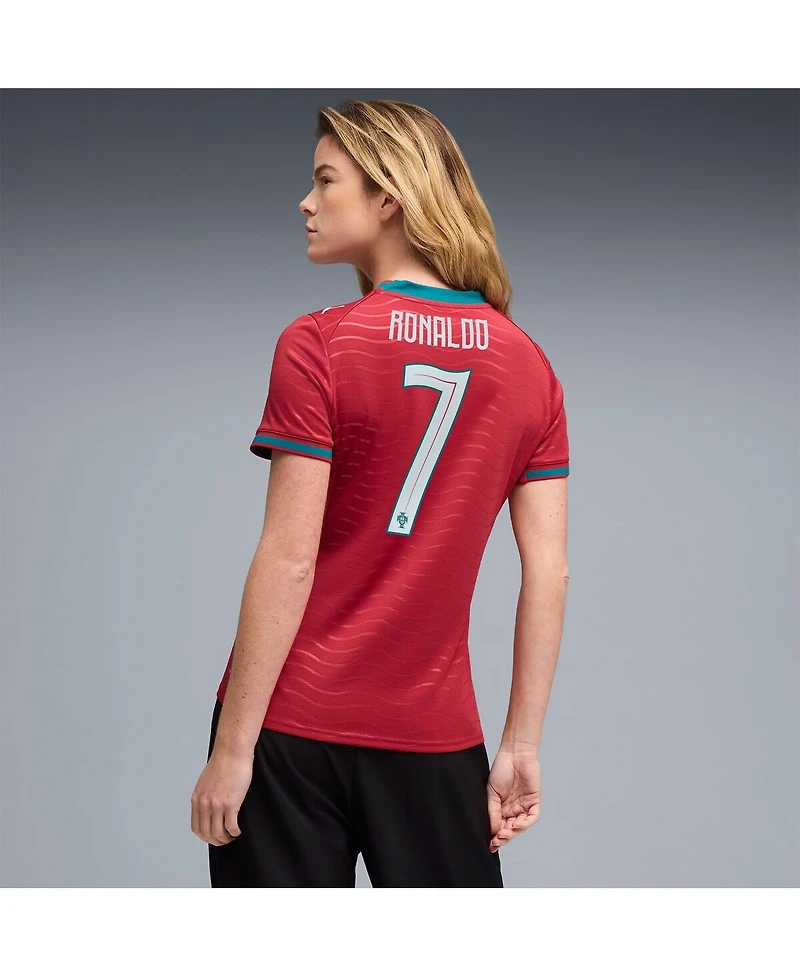 Puma Women's Cristiano Ronaldo Red Portugal National Team 2026 Home Replica Jersey