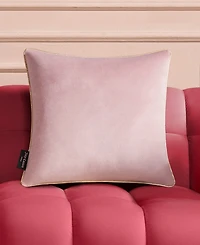 Juicy Couture Embroidered Velvet Cheetah Decorative Pillow, 18" x