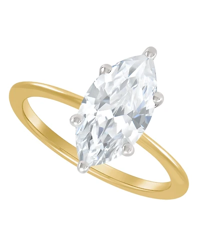 Grown With Love Igi Certified Lab Diamond Solitaire Engagement Ring (2 ct. t.w.) 14k Yellow Gold (Also White Gold)
