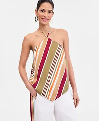 I.n.c. International Concepts Women's Printed Halter Top, Macy's Exclusive