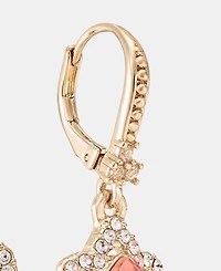 Marchesa Pave & Pear-Shape Crystal Drop Earrings