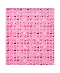 Juicy Couture Oversized Plush Throw, 60" x 70"