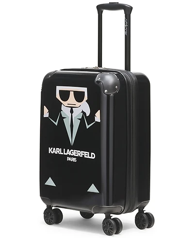 Karl Lagerfeld Paris Karl In A Box Small Upright Suitcase